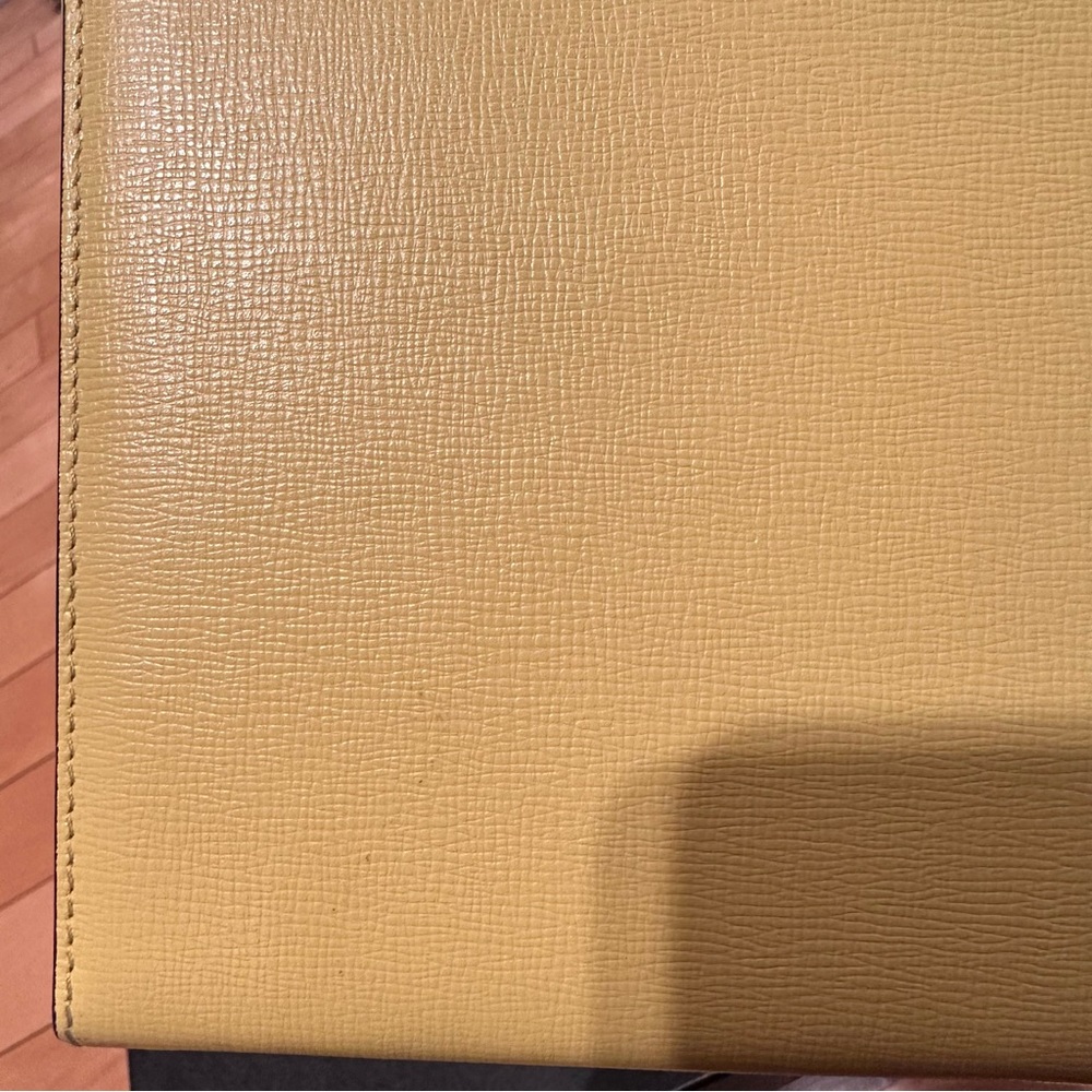 Mark Cross large special order box bag: lemon ice - Picture 9 of 16